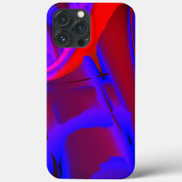 Bläulich zugeschnittene digitale Farbvergrößerung  Case-Mate iPhone Hülle