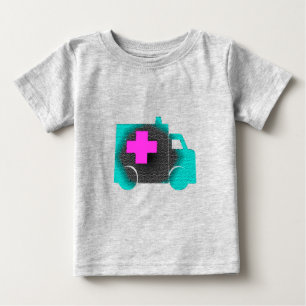 Blaulicht Krankenwagen Krankenschwester Rettungssa Baby T-shirt