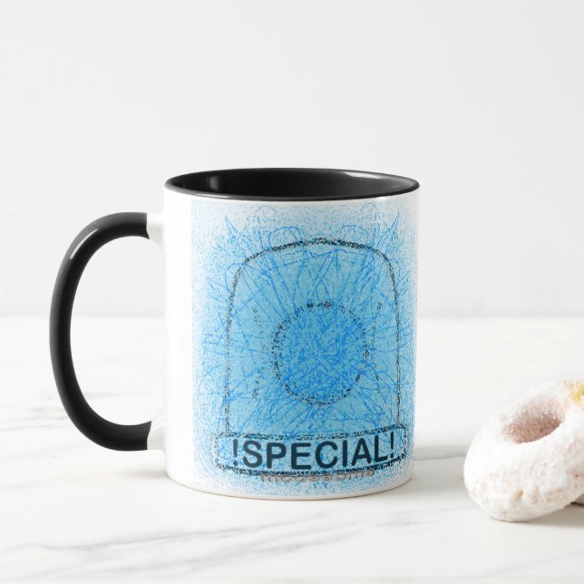 Blaulicht-Sonderangebot   Tasse (Mit Donut)