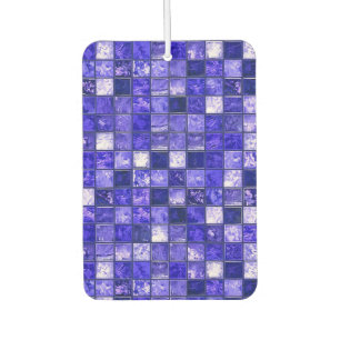 Blaumosaikmuster Autolufterfrischer