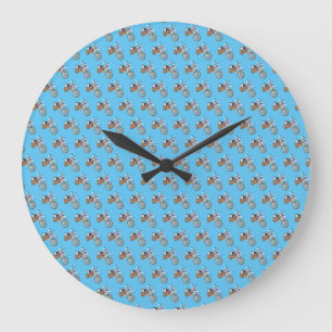 Blaumotorräder, Große Wanduhr