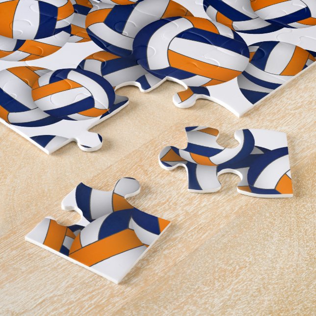 Blauorange-Volleyball-Team: Mädchen Jungs nennen (Seite)