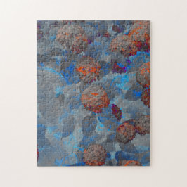 Blauorangefarbene Blume