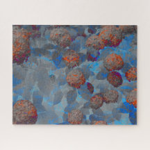 Blauorangefarbene Blume