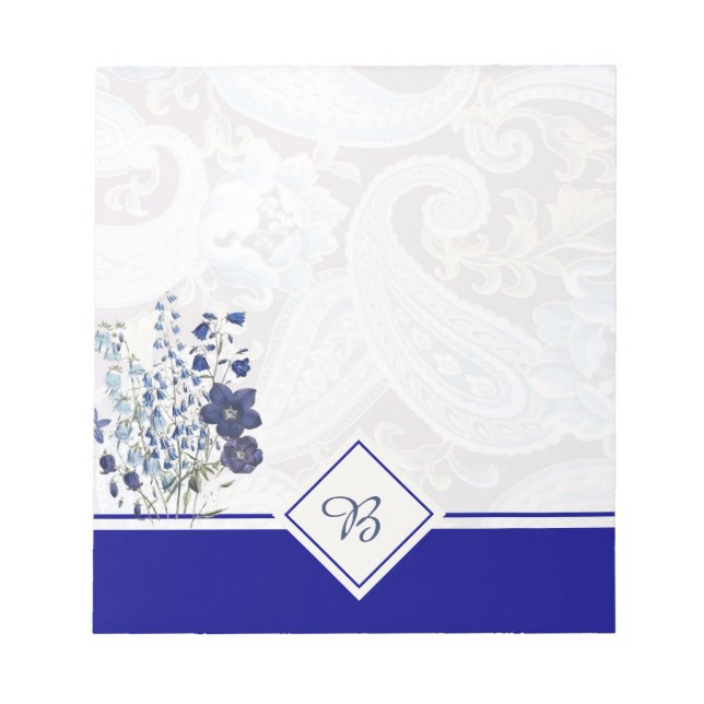 Blaupaisley Notizblock (Vorderseite)