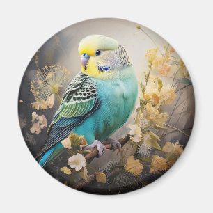 Blauparakeet Magnet