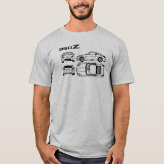 Blaupausen-Shirt Nissans 350z T-Shirt
