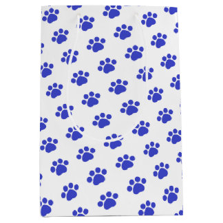Blaupaw-Druckmuster Mittlere Geschenktüte