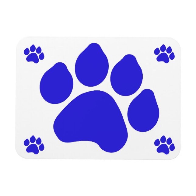 Blaupaw Print Flexible Magnet (Horizontal)