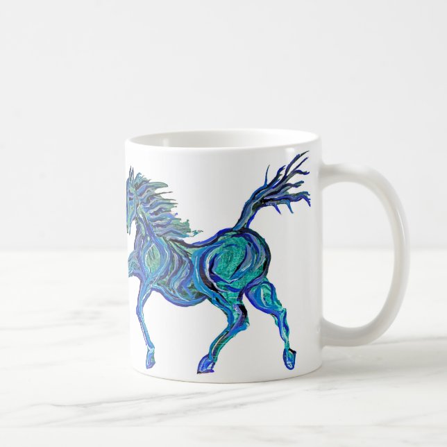 Blaupferd Kaffeetasse (Rechts)