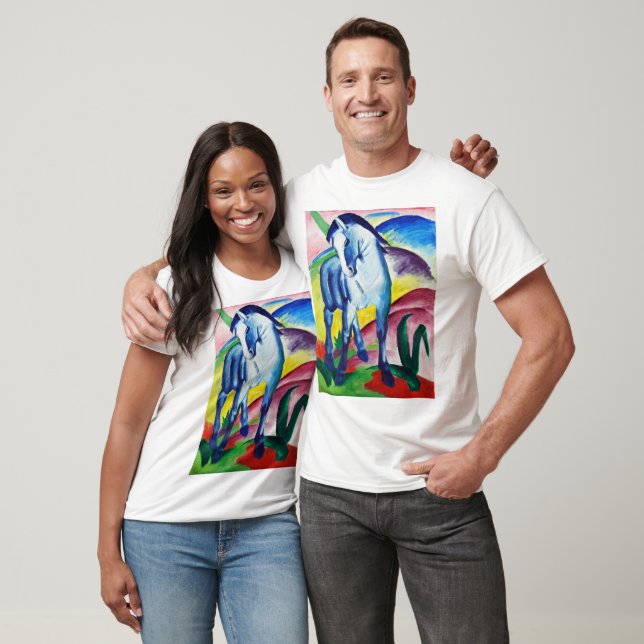 Blaupferd von Franz Marc T-Shirt (Unisex)