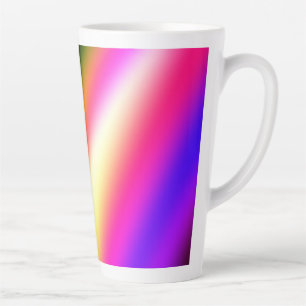 Blaupinkfarbener Ober-Aquarell abstrakter pastellf Milchtasse
