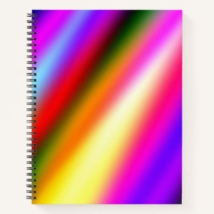 Blaupinkfarbener Ober-Aquarell abstrakter pastellf Notizbuch