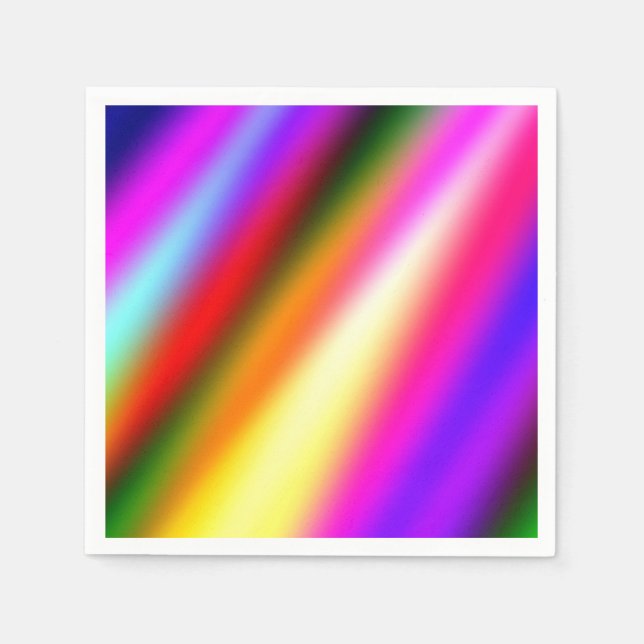 Blaupinkfarbener Ober-Aquarell abstrakter pastellf Serviette (Vorderseite)