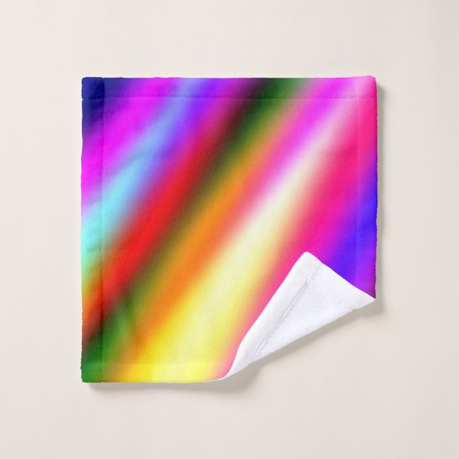 Blaupinkfarbener Ober-Aquarell abstrakter pastellf Waschlappen (Waschlappen)