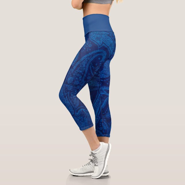 Blaupistin Capri Leggings (Links)