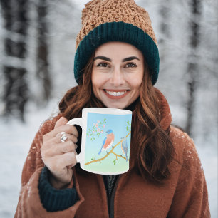Blauracken Mattglastasse