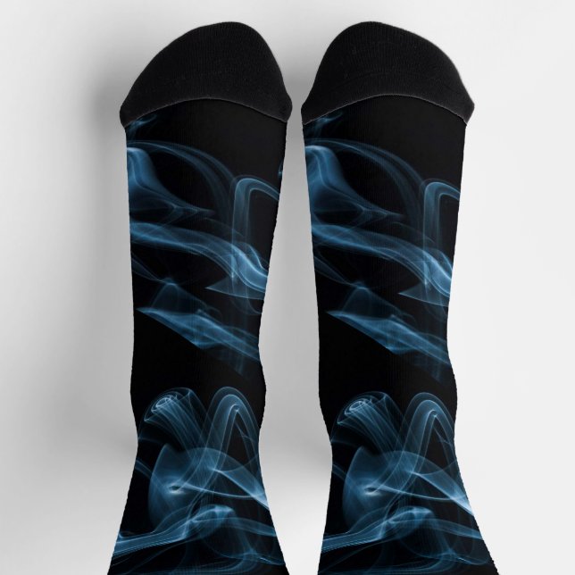 Blaurauchen Socken (Oben)