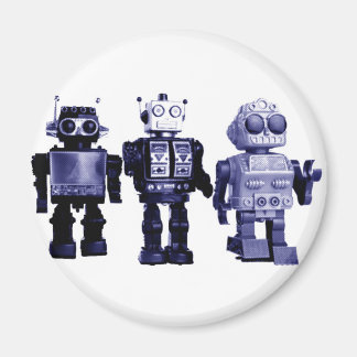 Blaurobotermagnet Magnet