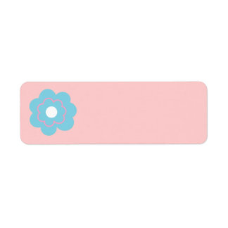 Blaurosa Blume