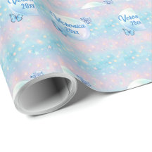 Blaurosa Gradient Starry Hintergrund