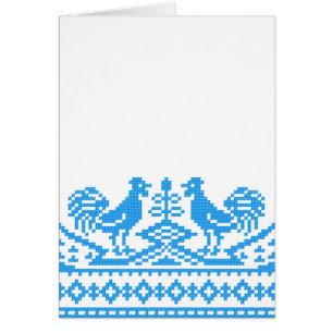 Blauroster-Kreuzstich