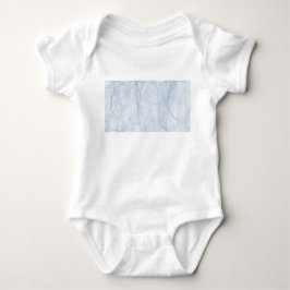 Blauschattenmuster Baby Strampler