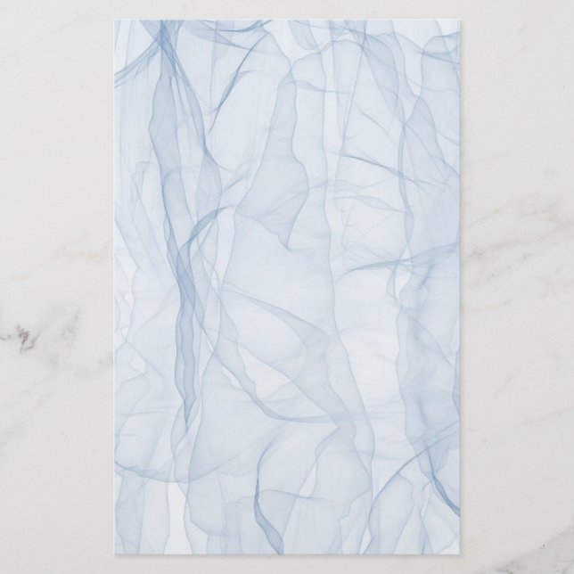 Blauschattenmuster Briefpapier (Vorderseite)