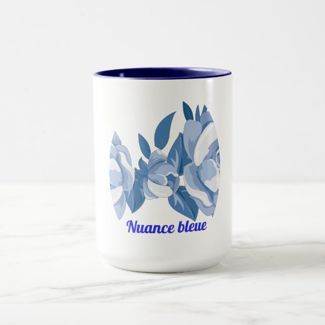 Blauschattierung Tasse (Zentrum)