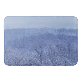 Blauschattierungen Badematte