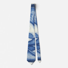Blauschattierungen Krawatte