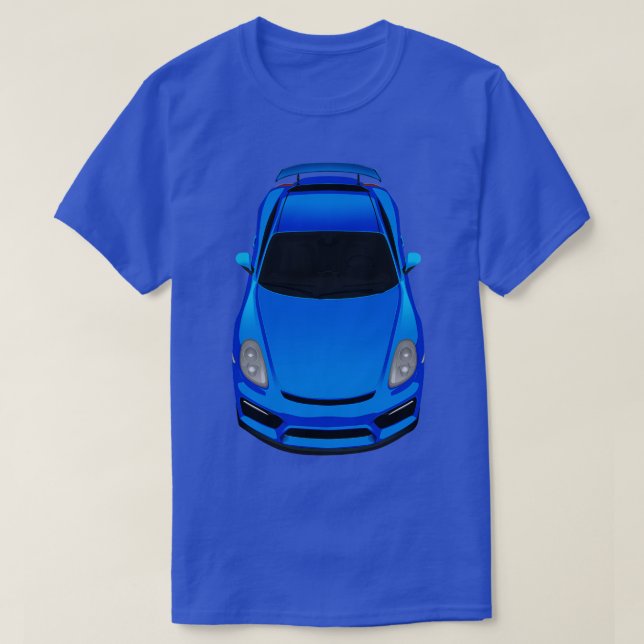 Blauschattierungen T-Shirt (Design vorne)