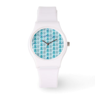 Blauschildkröten Schwimmen Thunder_Cove Armbanduhr