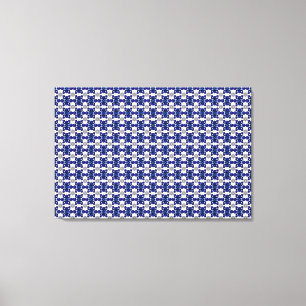 Blauschildkrötenmuster Leinwanddruck