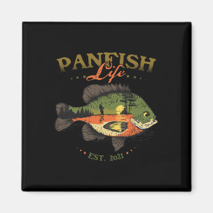 Blauschill Sonnenfisch Pfannenfisch Leben Est 2025 Magnet