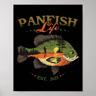 Blauschill Sonnenfisch Pfannenfisch Leben Est 2025 Poster