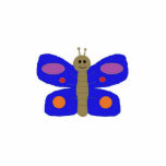 Blauschmetterlingskulptur Fotoskulptur Magnet<br><div class="desc">Ein buntes Tier,  das in die Lage Ihrer Wahl zu setzen.</div>