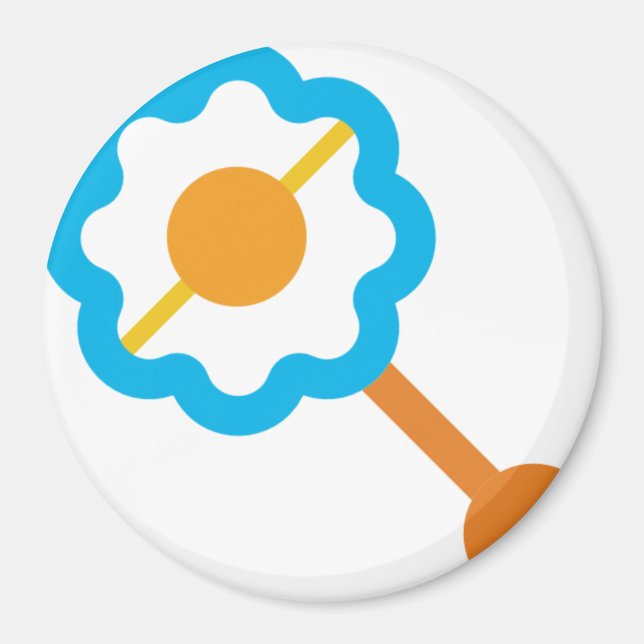 Blauschnäpper Magnet (Vorne)