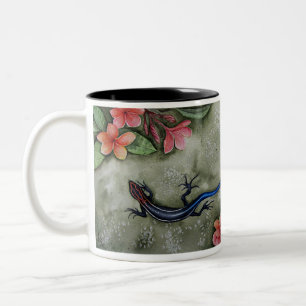 Blauschwanzskink Zweifarbige Tasse