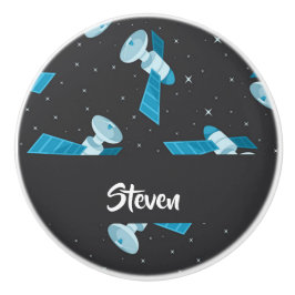 Blauspace Pattern Keramikknauf