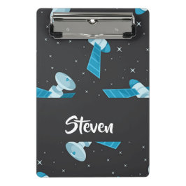 Blauspace Pattern Mini Klemmbrett