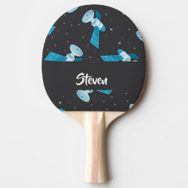 Blauspace Pattern Tischtennis Schläger