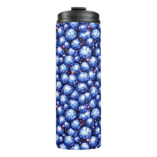 Blausteine-Muster Thermosbecher