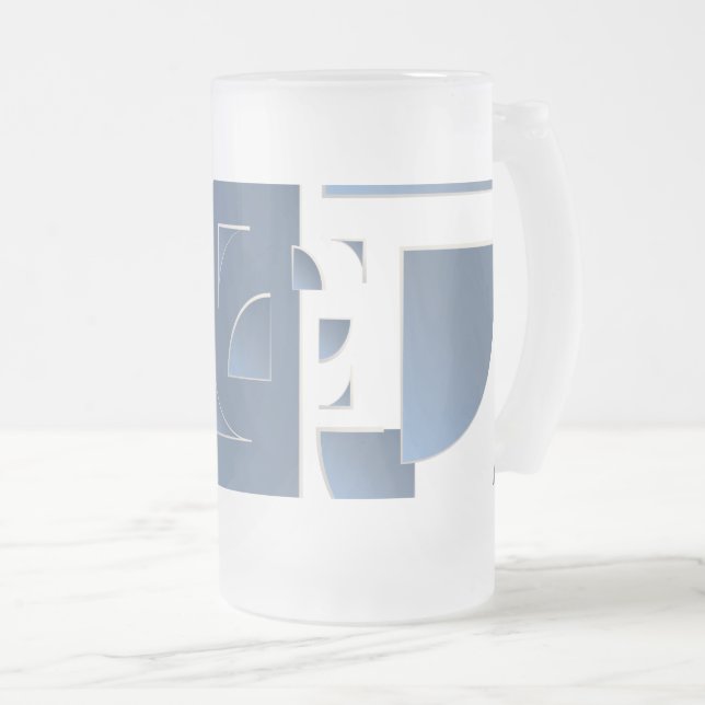 Blausteinziegel Mattglas Bierglas (VorderseiteRechts)