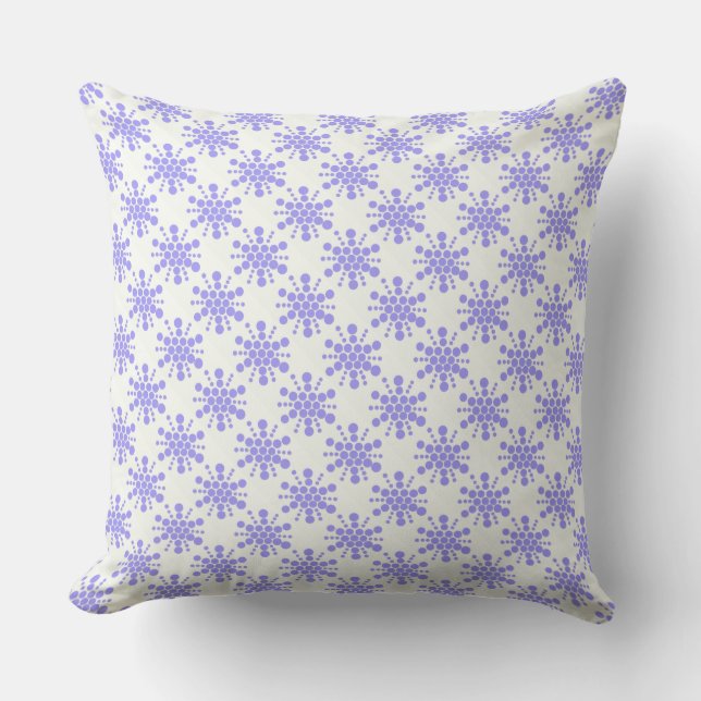 Blausterndesign Kissen (Vorderseite)