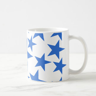 Blausternmuster Kaffeetasse