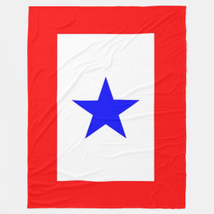 Blausternmütter Fleecedecke