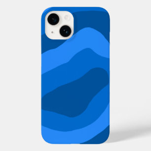Blautöne abstrakter Kunst Case-Mate iPhone 14 Hülle