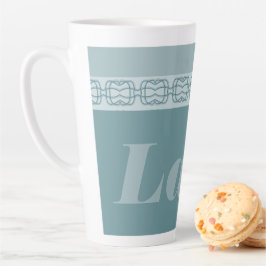 Blautöne Milchtasse