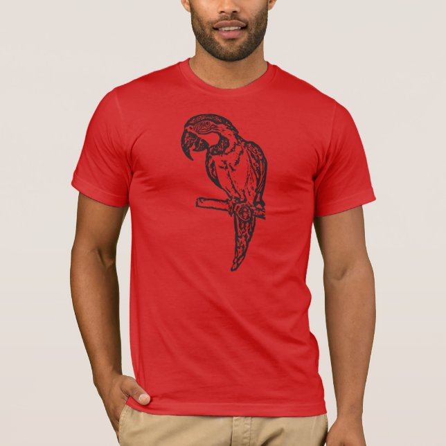 Blauund Goldmacaw-T - Shirt (Vorderseite)